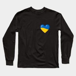 Ukraine Heart Long Sleeve T-Shirt